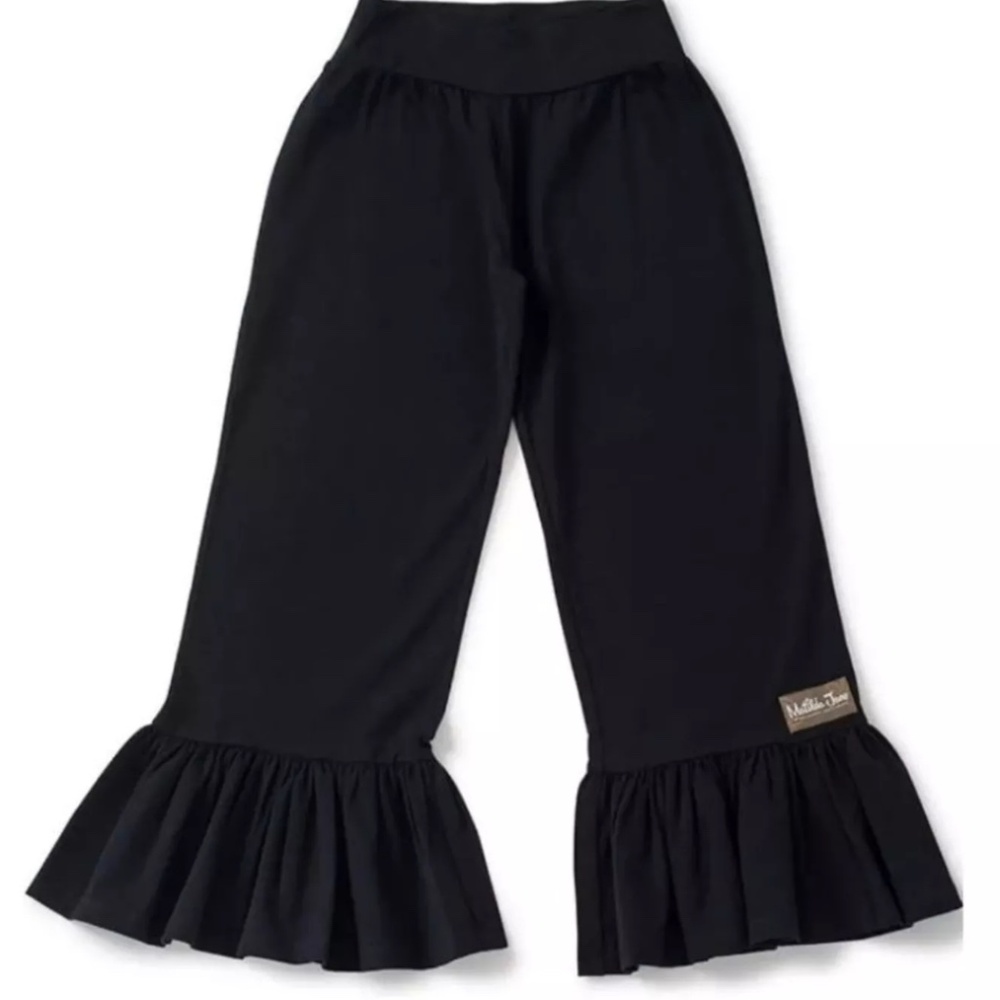 NWT Matilda Jane Black Ruffle Pants Size XL